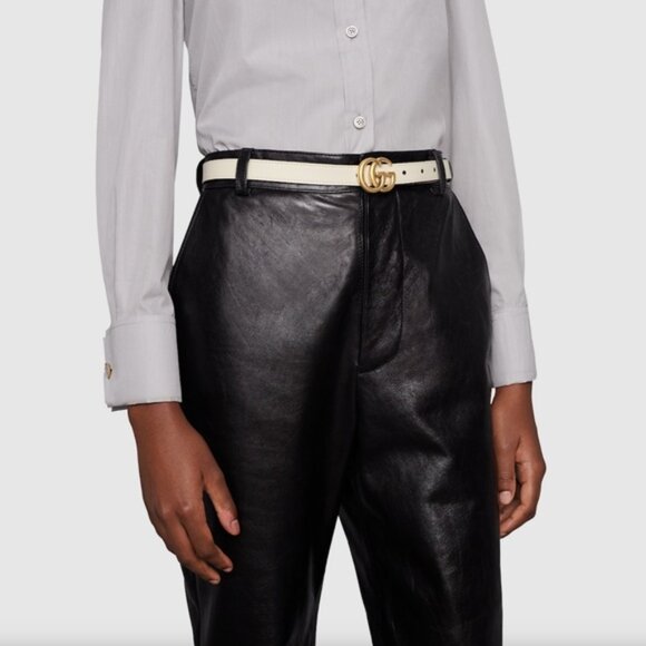 GG Marmont Reversible Thin Belt